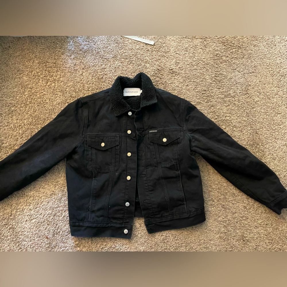Black Calvin Klein Jean Jacket